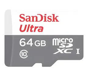 SanDisk Ultra microSDXC 64GB + adaptér / Paměťová karta / Class 10 / UHS-I / čtení až 100 MB/s