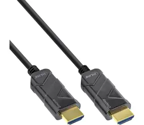 InLine HDMI AOC 8K4K černá, 15 m / Kabel HDMI / Aktivní optický / HDMI Typ A - HDMI Typ A