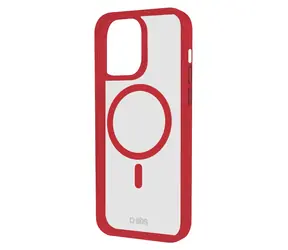 SBS Mag Frame červená / Kryt / MagSafe / pro iPhone 15