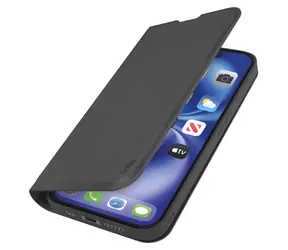 SBS Book Wallet Smooth černá / Pouzdro typu kniha / Apple iPhone 17e, 16e