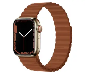 Devia Deluxe Sport 3 40/41/42 mm Saddle Brown / Řemínek pro Apple Watch / Silikonový / Magnetické zapínání