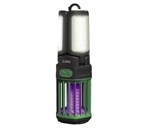 SBS WILD gear / Svítilna proti komárům a powerbanka / 3000 mAh / noční světlo / černá