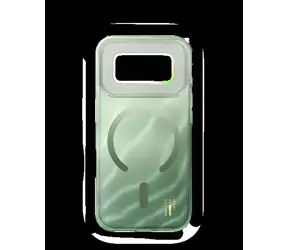 iDeal Fashion Clear Case MagSafe iPhone 17 Pro zelená / Kryt