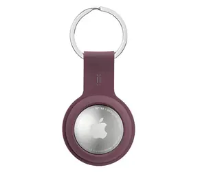 Aiino GiGiTag Red Plum / Klíčenka / Apple AirTag / silikon