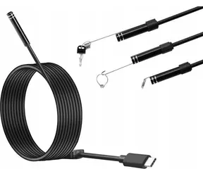 Xrec Endoskopická kamera USB-C / Inspekční kamera / USB Type-C / 10 m / tuhý kabel