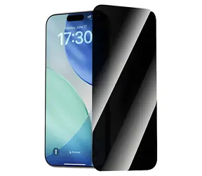 Devia Van Series Privacy Black Frame / Ochranné sklo / Apple iPhone 17 Pro Max / Privacy filtr