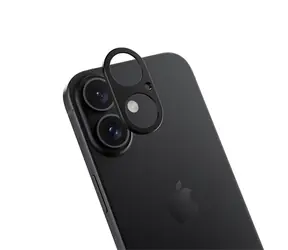SwitchEasy LenShield černá / Ochranné sklo čoček fotoaparátu / Hliník / Apple iPhone 16/16 Plus