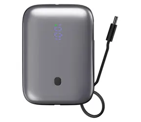 PLATINET PMPB1020C černá / Powerbanka / 10 000 mAh / Power Delivery 20W / 2x USB-C / 1x USB-A / displej