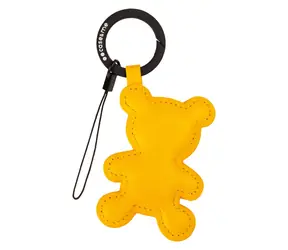 SBS case&me Amelie Charm Teddy žlutá / Přívěsek