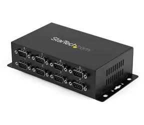 StarTech adaptér USB na sériový port RS232 černá / Adaptér / 8 portů / USB 2.0 Type-B / FTDI FT232RL