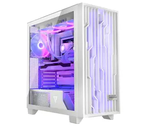 MODECOM Volcano Perun Apex ARGB bílá / Skříň / ATX / 1x USB-C / 2x USB 3.0 / 4x 140mm ARGB / bez zdroje