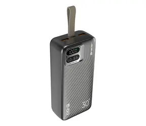 Tracer Blaze 30000 mAh černá / externí baterie / PD 65 W / QC3.0 / displej