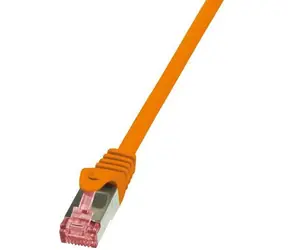 LogiLink oranžová / Patch kabel / Cat6 / S/FTP / RJ-45 / 3 m