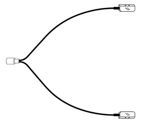 Aligator Magnetický nabíjecí adaptér pro Music Sun Glasses / Nabíjecí adaptér / Magnetické připojení