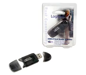 LogiLink CR0007 černá / Čtečka paměťových karet / USB 2.0 / SD