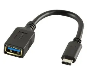 LogiLink USB-C - USB-A 0,15m černý / Adaptér / USB 3.1 Gen 1 / 5 Gbit/s