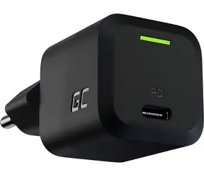 Green Cell CHARGC06 černá / Nabíječka / USB-C / 33W / PD 3.0 / QC 3.0