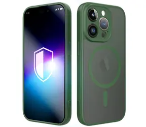 3mk Misty MagCase zelená / Zadní kryt / Apple iPhone 15 Pro / MagSafe