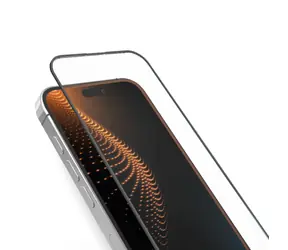 SBS Tvrzené sklo D3O s rámečkem / Ochranné sklo / Apple iPhone 15 Pro