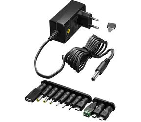 Goobay univerzální napájecí zdroj 5-15V bílá / Napájecí adaptér / max. 36W / 2,4A