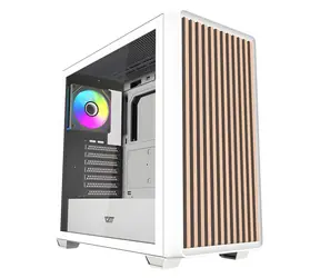 darkFlash DS900WD bílá / Skříň / ATX / M-ATX / ITX / tvrzené sklo / 4× ARGB ventilátor