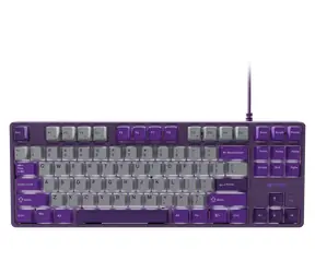 FURY Kanabo K2 šedo-fialová / Klávesnice / Mechanická / US layout / Drátová / Podsvícení