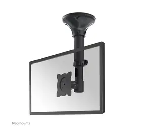 Neomounts FPMA-C025BLACK černá / Stropní držák / VESA 75-100mm / 10-30" / náklon 180° / nosnost 12kg