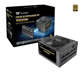 Thermaltake Dockpower FI 1000W černá / Zdroj / ATX / 80 PLUS Gold / PCIe 5.1 / modulární