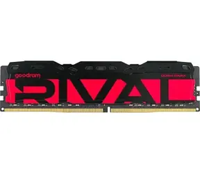 GOODRAM RIVAL Radiant Red / Operační paměť / 8 GB / DDR4 / 3200 MHz / CL16 / DIMM / 1,2 V