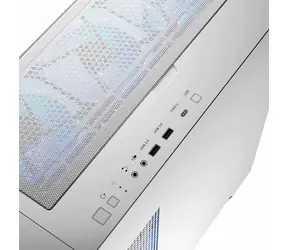 MODECOM Horizon ARGB bílá / Skříň / E-ATX / tvrzené sklo / 3x 140mm ARGB / 1x USB-C / 2x USB 3.0