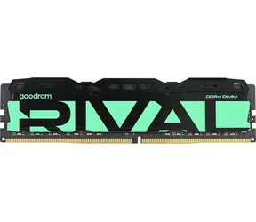 GOODRAM RIVAL Radiant Green / Operační paměť / 8 GB / DDR4 / 3200 MHz / CL16 / DIMM / 1,2 V