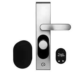 Shelly LOQED Touch 2S stříbrná / Chytrý dveřní zámek / Bluetooth / Wi-Fi / PIN klávesnice / europrofil