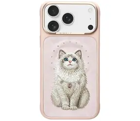Nimmy Lucky Fashion Cat růžová / Pouzdro / Apple iPhone 17 Pro / MagSafe