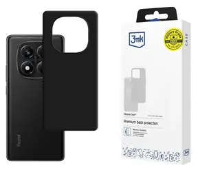 3mk Silicone černá / Zadní kryt / pro Xiaomi Redmi Note 14 Pro 5G