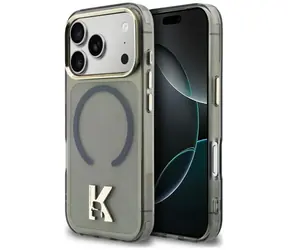 Karl Lagerfeld IML K Head Logo černá / Zadní kryt / MagSafe / Apple iPhone 17 Pro Max