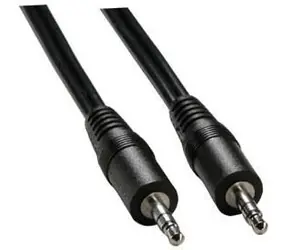 Logo Jack 3,5mm - Jack 3,5mm černá / Audio kabel / propojovací / 1,5 m
