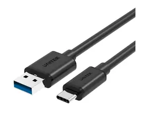 Unitek USB-A - USB-C černá / Kabel USB-C / USB 3.2 Gen 1 / 5 Gbit/s / 1 m