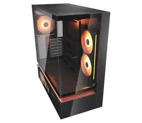COUGAR CFV235 Black Vision černá / Skříň / Midi Tower / tvrzené sklo / ARGB / LCD displej 9,16”