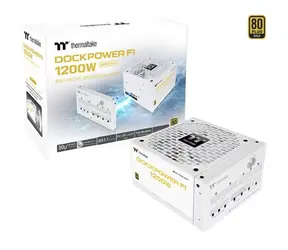 Thermaltake Dockpower FI 1200W Snow bílá / Zdroj / ATX 3.1 / 80 PLUS Gold / modulární / PCIe 5.1