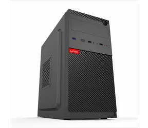 1stCOOL STEP 5 černá / PC skříň / mATX / USB-C 3.2 / USB 3.0 / 2x USB 2.0