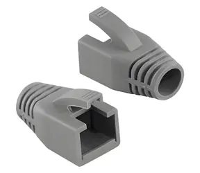 LogiLink MP0035 šedá / Krytka konektoru RJ45 / Kat.6 / max. 8 mm / 50 ks
