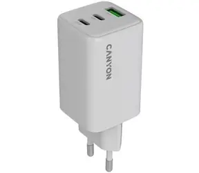 Canyon CU65ACC / Nabíjecí adaptér / 1x USB-C 65 W / 1x USB-C 20 W / 1x USB-A 18 W