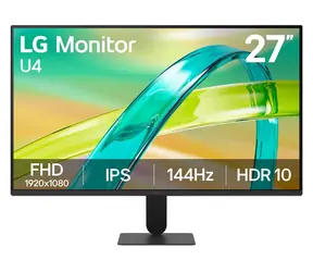 27" LG 27U411B-B černá / Monitor / IPS / FHD / 144Hz / 1ms / HDMI+D-Sub
