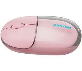 Canyon OnClick 24 růžová / Bezdrátová optická myš / Bluetooth / 2,4 GHz / 1200 DPI