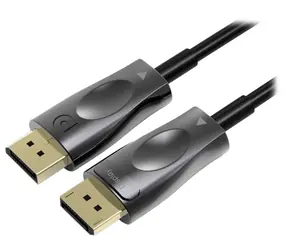 PremiumCord DisplayPort 1.4 Optický 15m / Kabel / M/M / 8K / zlacené konektory