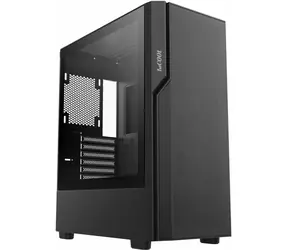 1stCOOL GAMER 5 černá / PC skříň / Mid Tower / bez zdroje / USB 3.0 / USB-C / průhledná bočnice