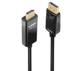 Lindy DisplayPort na HDMI aktivní / Propojovací kabel / 2 m / 4K 60Hz / HDR