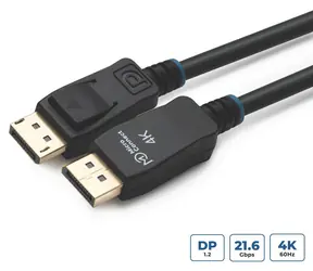 MicroConnect DisplayPort 1.2 kabel černá / Kabel / 4K / 60 Hz / 3 m
