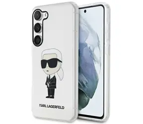 Karl Lagerfeld Ikonik Zadní kryt pro Samsung Galaxy S23 transparentní / Zadní kryt / Hardcase