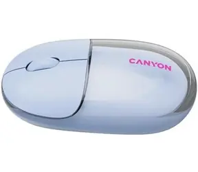 Canyon OnClick 24 modrá / Bezdrátová optická myš / BT + 2.4 GHz / 1200 DPI / 4 tlačítka